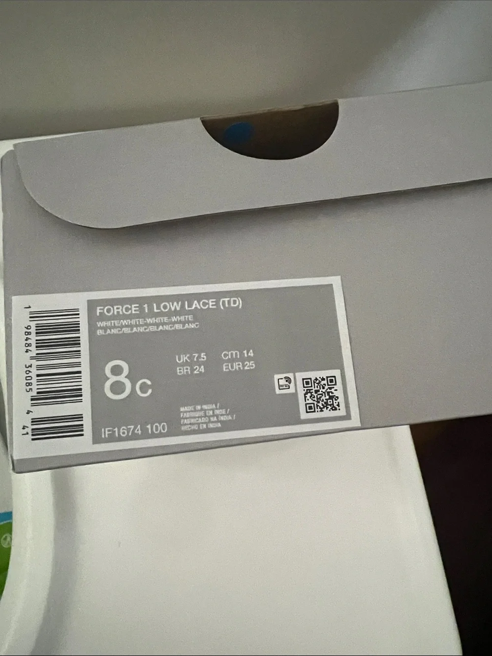 Nike Force 1 Low EasyOn Baby/Toddler Shoes
